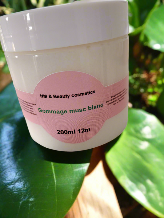 Gommage corps musc blanc
